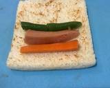 Sandwich Gulung Sosis Sayuran